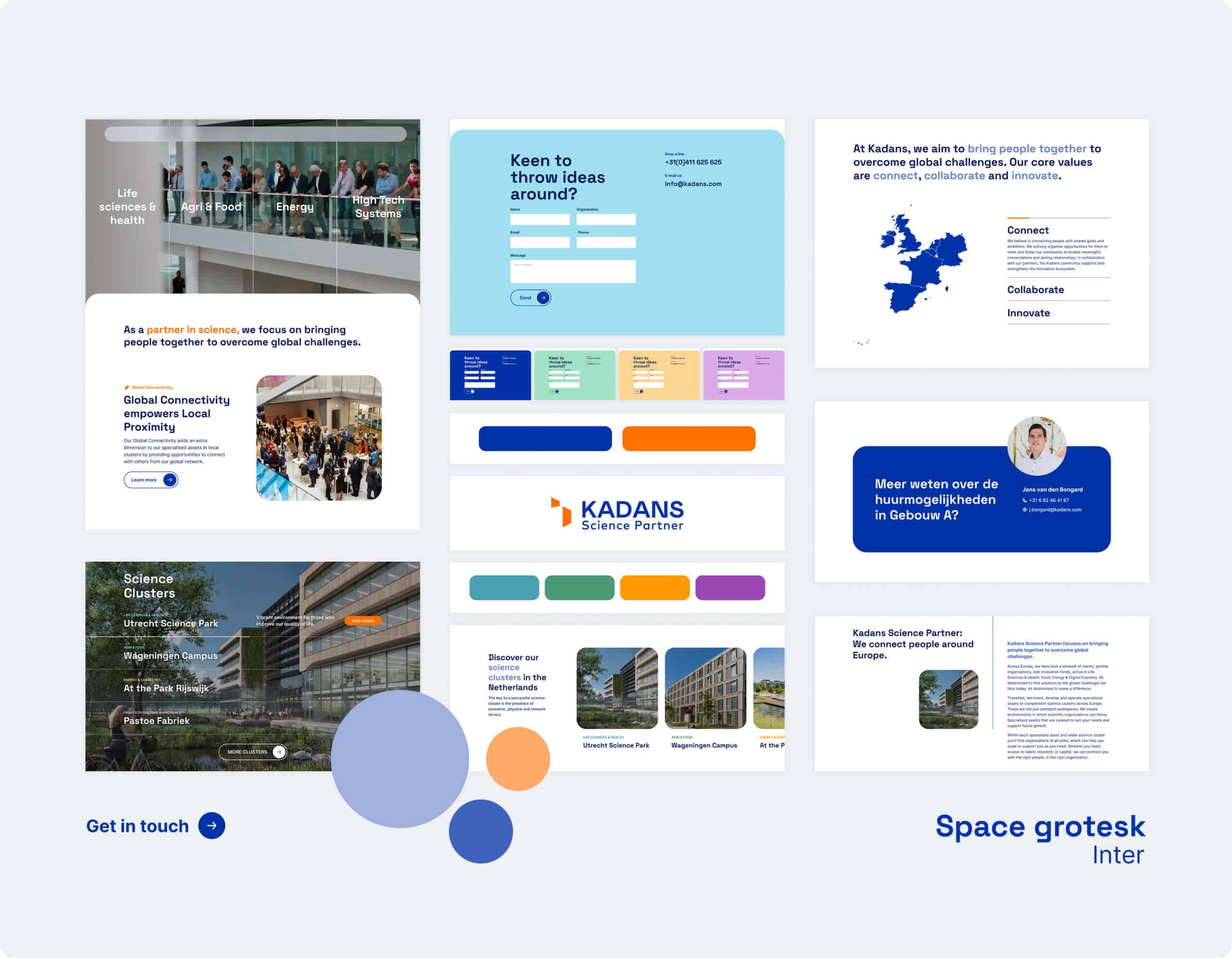 Huisstijl concept voor Kadans Science Partner