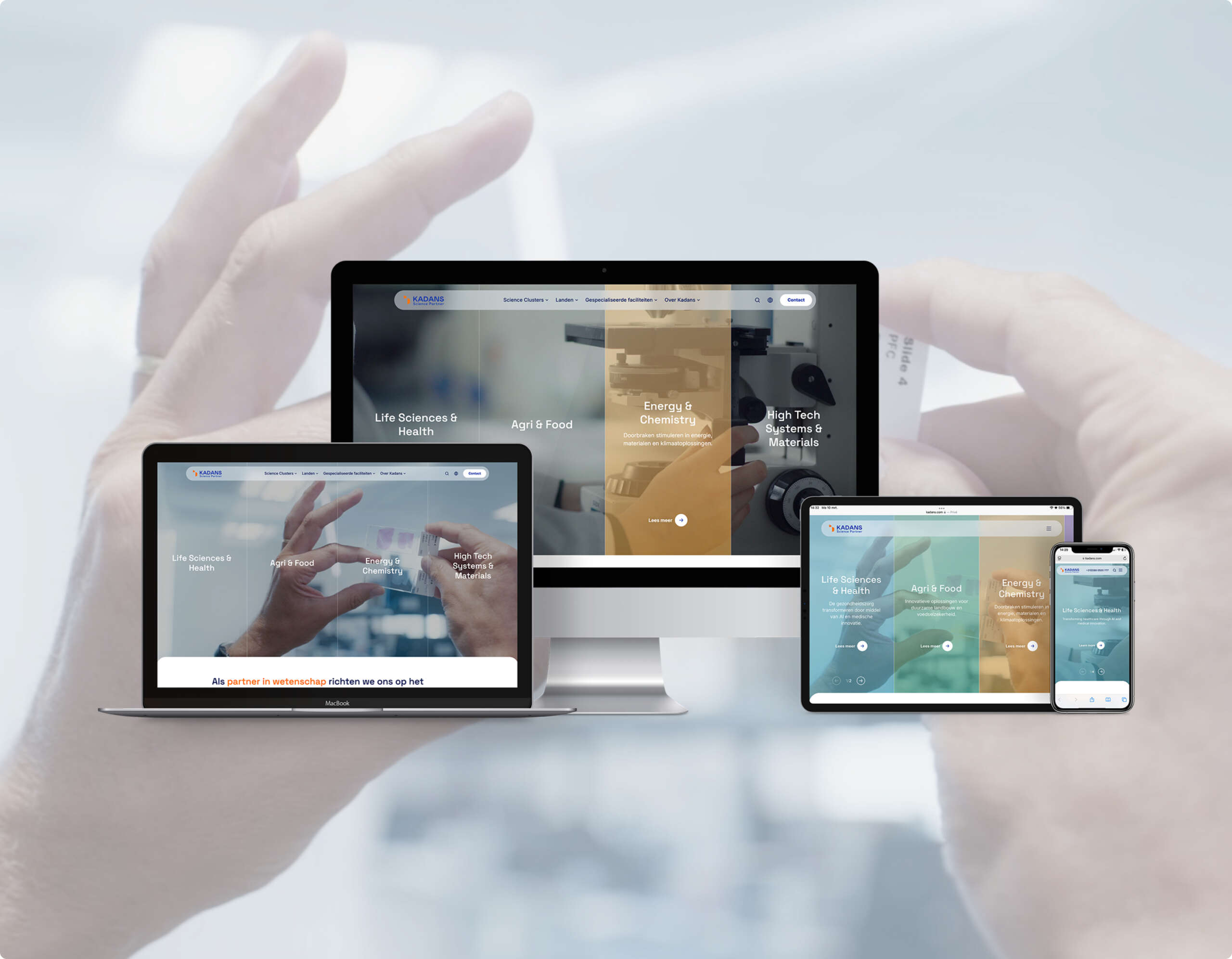 Nieuwe website Kadans Science Partner
