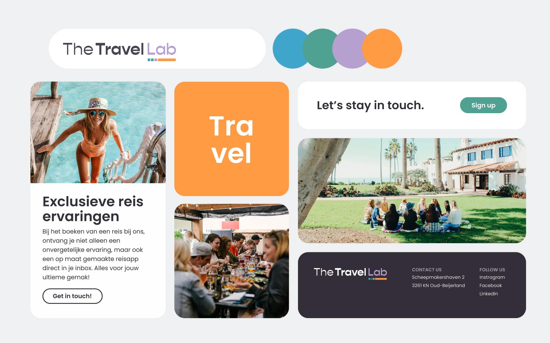 Ontwerp nieuwe website The Travel Lab