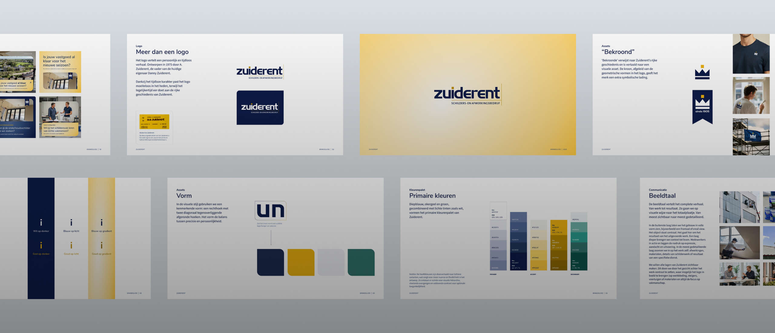 Merkpresentatie van Zuiderent in een herkenbare visuele identiteit.